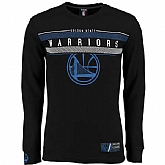 Golden State Warriors UNK MVP Midtown Long Sleeve Thermal WEM T-Shirt - Black,baseball caps,new era cap wholesale,wholesale hats